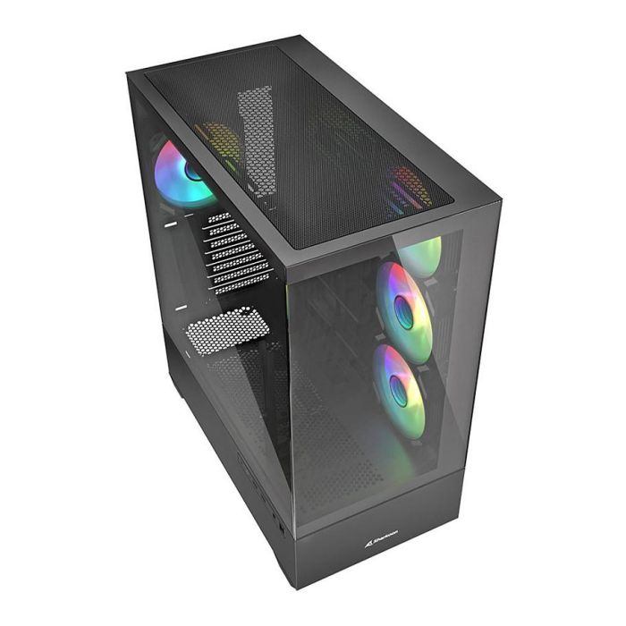 Sharkoon AK6 RGB Caja de PC ATX Vidrio Templado Negra 2 Sharkoon AK6 RGB Caja de PC ATX Vidrio Templado Negra 2
