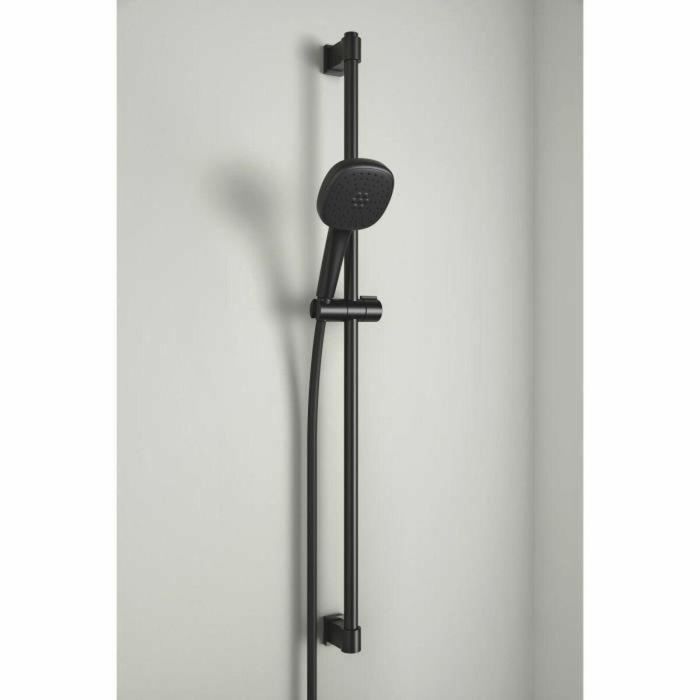 Grohe 269302431 Set de Ducha Vitalio Comfort 110 con Rociador 2 Chorros, Barra 90 cm, Flexo, Ahorro Agua, Negro Mate 2 Grohe 269302431 Set de Ducha Vitalio Comfort 110 con Rociador 2 Chorros, Barra 90 cm, Flexo, Ahorro Agua, Negro Mate 2