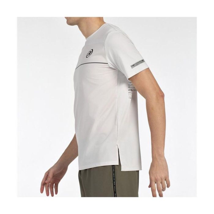 Camiseta de Manga Corta Hombre Bullpadel Monda Blanco Pádel 46-47 2