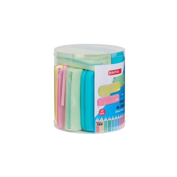 Safta Set De 16 Portatodos De Silicona En Colores Surtidos