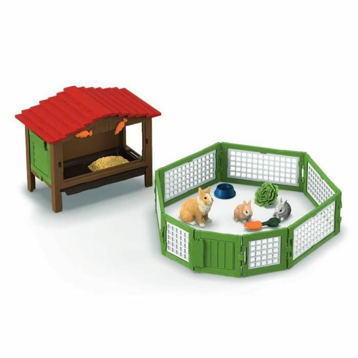 Playset Schleich Rabbit Hutch Set 3 Playset Schleich Rabbit Hutch Set 3