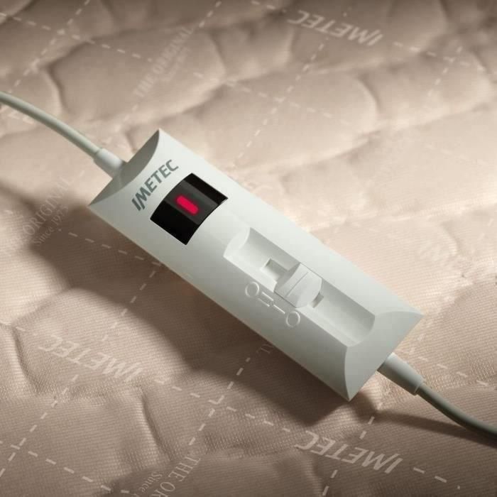 Imetec IME8007403062217 Cubrecolchón Calefactable Cama Matrimonio 150x137cm - 2 Mandos, 2 Temperaturas, Lavable 3