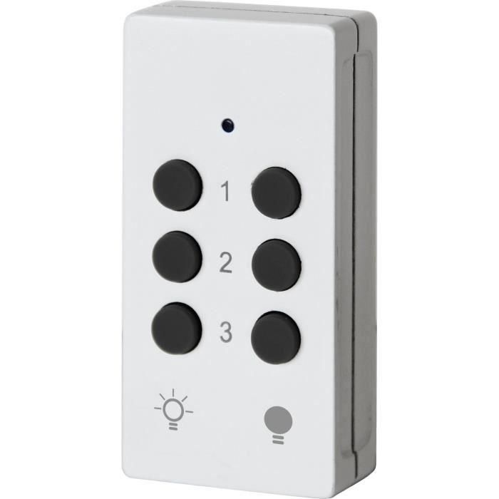 Kit 3 enchufes con mando a distancia + Mando a distancia - GAO - 230 V - Blanco 1 Kit 3 enchufes con mando a distancia + Mando a distancia - GAO - 230 V - Blanco 1