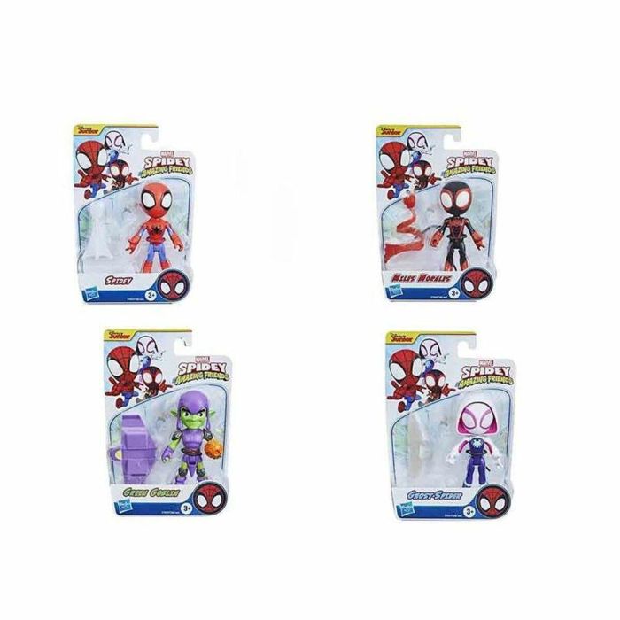 Hasbro F1935 Figura de Acción Spidey Marvel Spidey and His Amazing Friends 10 cm con 5 puntos de articulación +3 años 4 Hasbro F1935 Figura de Acción Spidey Marvel Spidey and His Amazing Friends 10 cm con 5 puntos de articulación +3 años 4