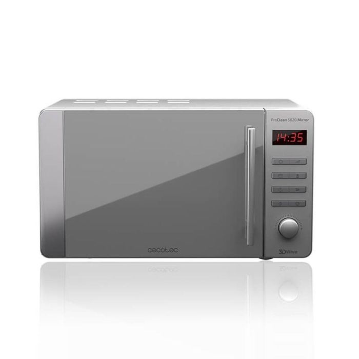 Cecotec 01532 Microondas ProClean 5020 Mirror Encimera 20L 700W Acero Inoxidable 3DWave Ready2Clean Cecotec 01532 Microondas ProClean 5020 Mirror Encimera 20L 700W Acero Inoxidable 3DWave Ready2Clean