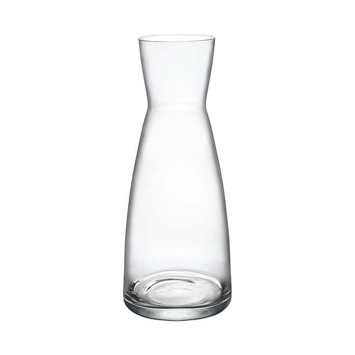 Bormioli Rocco Ypsilon Botella de Vidrio Transparente con Brillo de 1 Litro, Apta Lavavajillas y Frigorífico, Fabricada en Italia