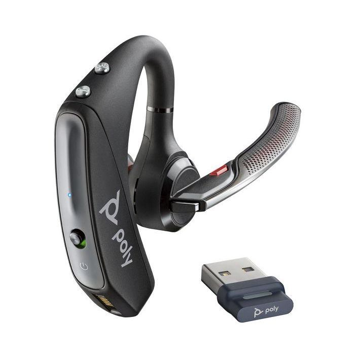 HP Poly Voyager 5200 UC USB-A Headset +BT600 Dongle TAA 1 HP Poly Voyager 5200 UC USB-A Headset +BT600 Dongle TAA 1