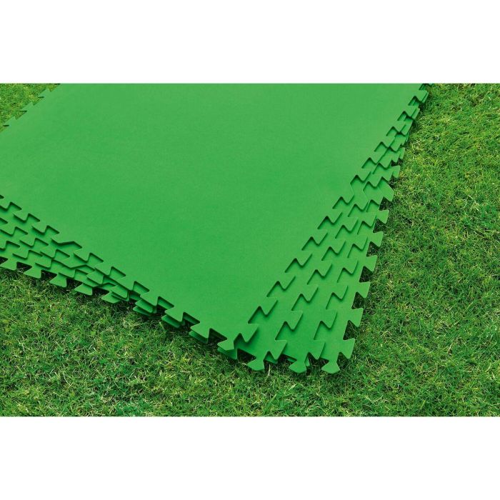 Bestway Suelo Piscina Foam Verde 9 Piezas 78x78 cm Jardin 58636 5