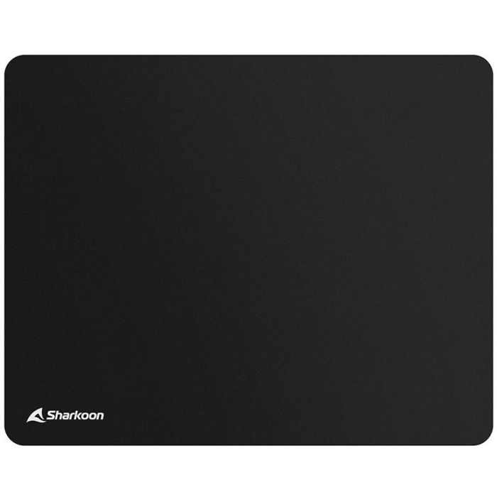 Sharkoon 1337 V2 Gaming Mat XL Alfombrilla Ratón Negra, Superficie Repelente Agua, Bordes Láser, Base Antideslizante