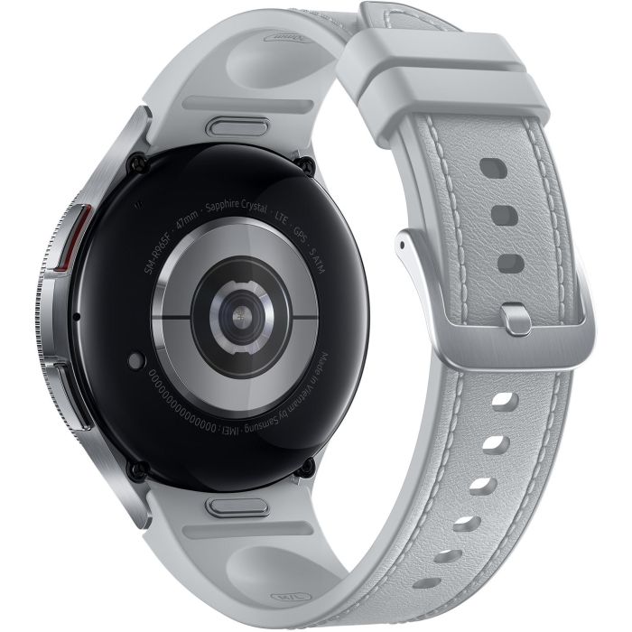 Samsung Watch R965 Galaxy Watch 6 Classic 47mm LTE Silver - Smartwatch de Acero Inoxidable con Pantalla Táctil de Zafiro 3 Samsung Watch R965 Galaxy Watch 6 Classic 47mm LTE Silver - Smartwatch de Acero Inoxidable con Pantalla Táctil de Zafiro 3