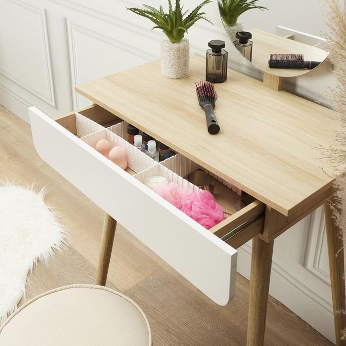 Je cherche une Idee Separador Cajón Organizador Ropa Calcetines Cosméticos 45x6 cm 6