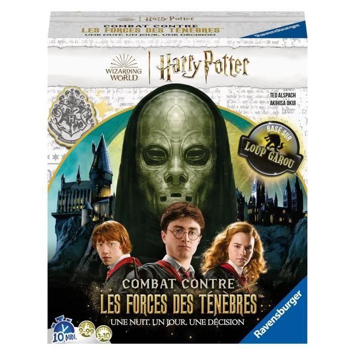 Juegos de mesa de Harry Potter Combate contra las fuerzas de la oscuridad, basado en el juego Hombre Lobo, Durante 9 años, Ravensburger, 27354 Juegos de mesa de Harry Potter Combate contra las fuerzas de la oscuridad, basado en el juego Hombre Lobo, Durante 9 años, Ravensburger, 27354
