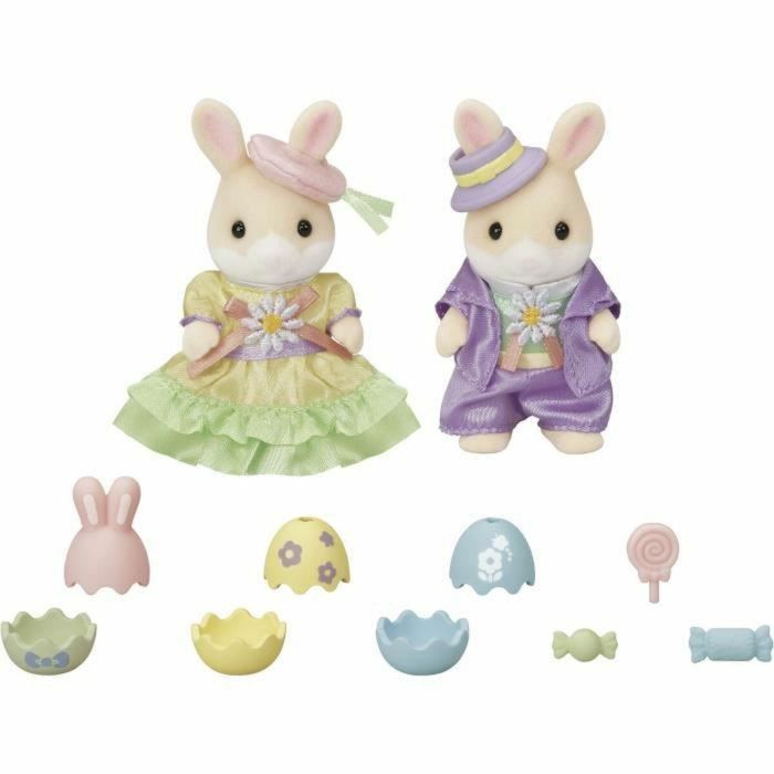 Sylvanian Families Muñecas Lapin Marguerite, con Huevos para Esconder Dulces 2 Sylvanian Families Muñecas Lapin Marguerite, con Huevos para Esconder Dulces 2
