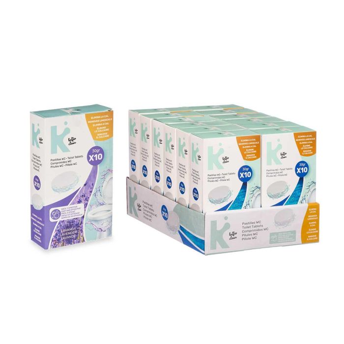 Set 10 Pastillas WC 30 gr Lavanda - Arte Regal - 10.5x19x4 cm (12 Unidades) 2 Set 10 Pastillas WC 30 gr Lavanda - Arte Regal - 10.5x19x4 cm (12 Unidades) 2