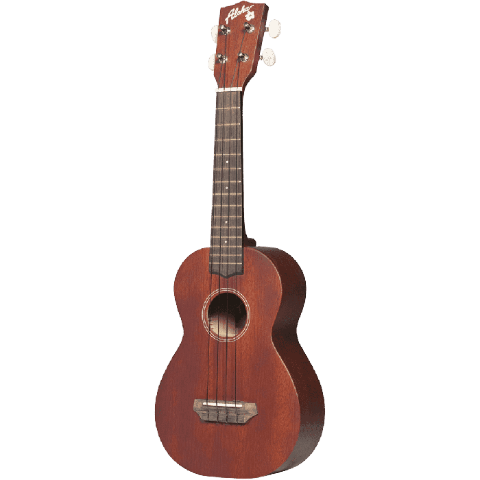 ALOHA Ukelele Concert Natural Con Funda Caoba Oscuro Sapelli