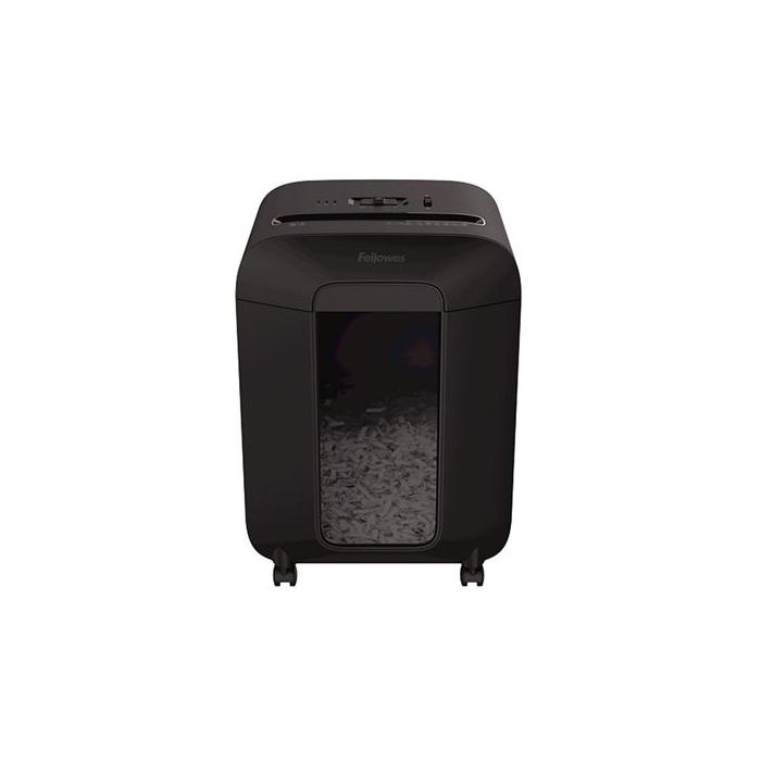 Fellowes LX85 Destructora de Papel Corte Partículas 4x40mm, Nivel P-4, 12 Hojas / 19L, SafeSense, para Grapas, Clips y Tarjetas, Negra, 4400801 0 Fellowes LX85 Destructora de Papel Corte Partículas 4x40mm, Nivel P-4, 12 Hojas / 19L, SafeSense, para Grapas, Clips y Tarjetas, Negra, 4400801 0