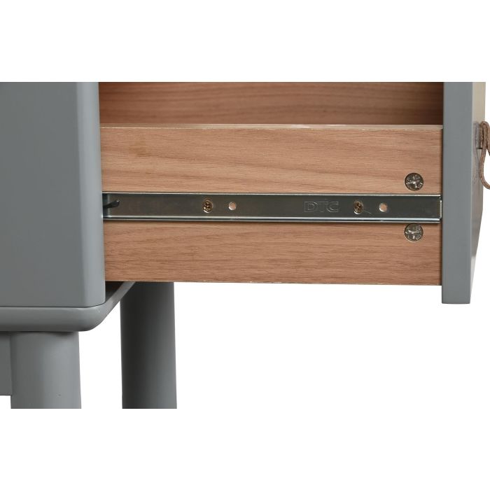 DKD Home Decor Mesita de Noche Urban Gris Natural 40 x 55 x 48 cm MDF PU 5
