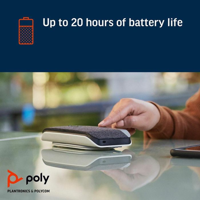 Poly 7F0J8AA Altavoz Portátil para Conferencias Sync 20-M USB-Bluetooth Certificado Microsoft Teams Batería 20h Negro 8 Poly 7F0J8AA Altavoz Portátil para Conferencias Sync 20-M USB-Bluetooth Certificado Microsoft Teams Batería 20h Negro 8