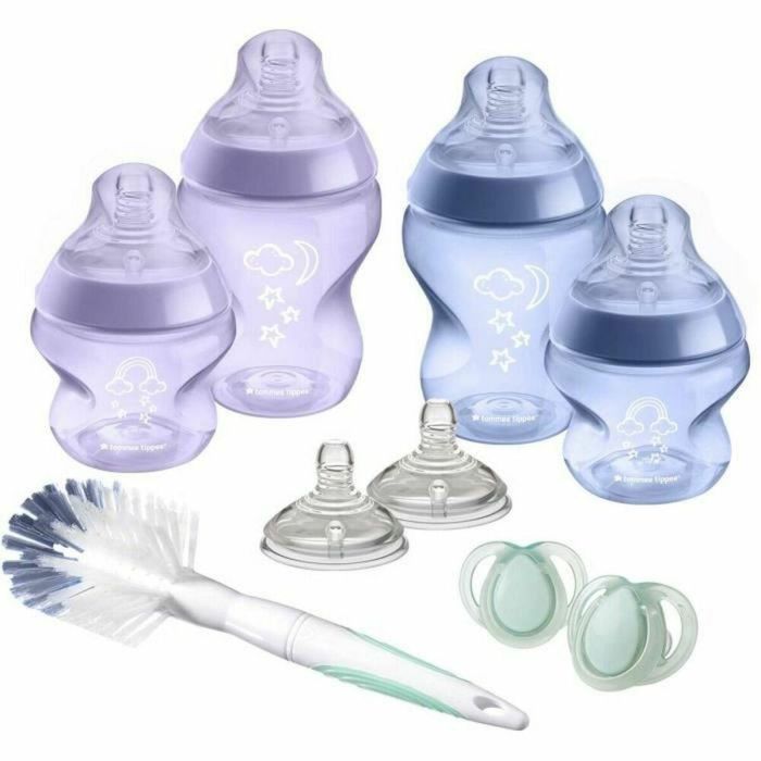 Tommee Tippee Biberón Closer to Nature, Facilita Transición Pecho a Biberón, Tetina que imita Pecho y Válvula Anticólicos - Rosa