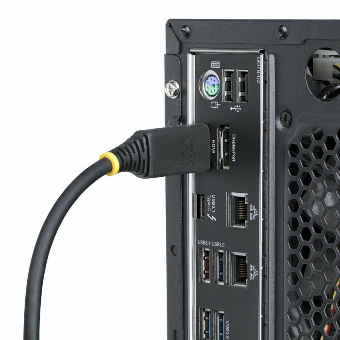Adaptador Thunderbolt a USB-C Startech HDMI2-CABLE-GRIP-35F Negro 1 Adaptador Thunderbolt a USB-C Startech HDMI2-CABLE-GRIP-35F Negro 1