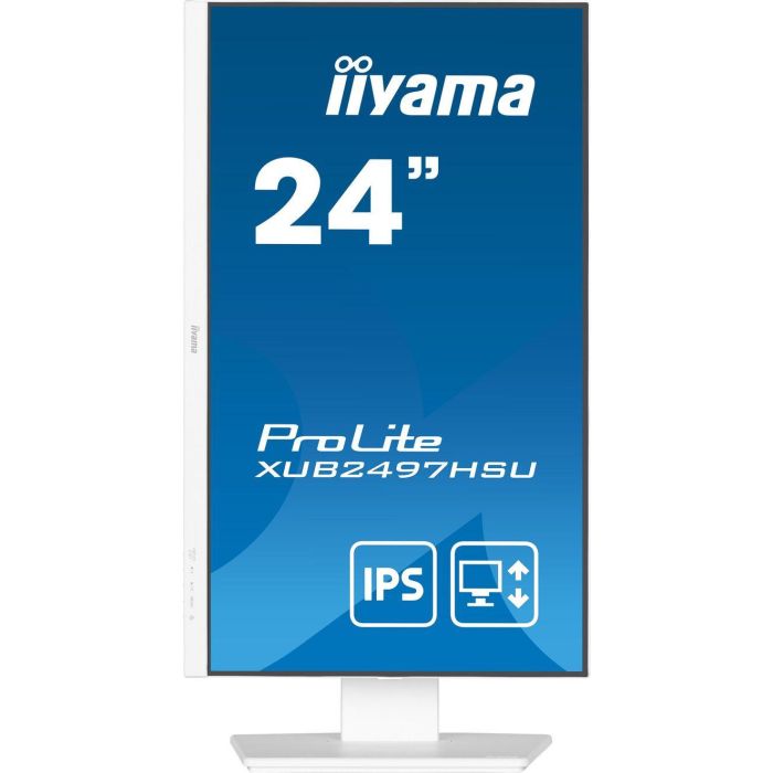 iiyama XUB2497HSN-W2 Monitor 24" IPS Full HD 1080p 100Hz 1ms MPRT Blanco, Altura Ajustable, HDMI, DP, USB Hub 8 iiyama XUB2497HSN-W2 Monitor 24" IPS Full HD 1080p 100Hz 1ms MPRT Blanco, Altura Ajustable, HDMI, DP, USB Hub 8