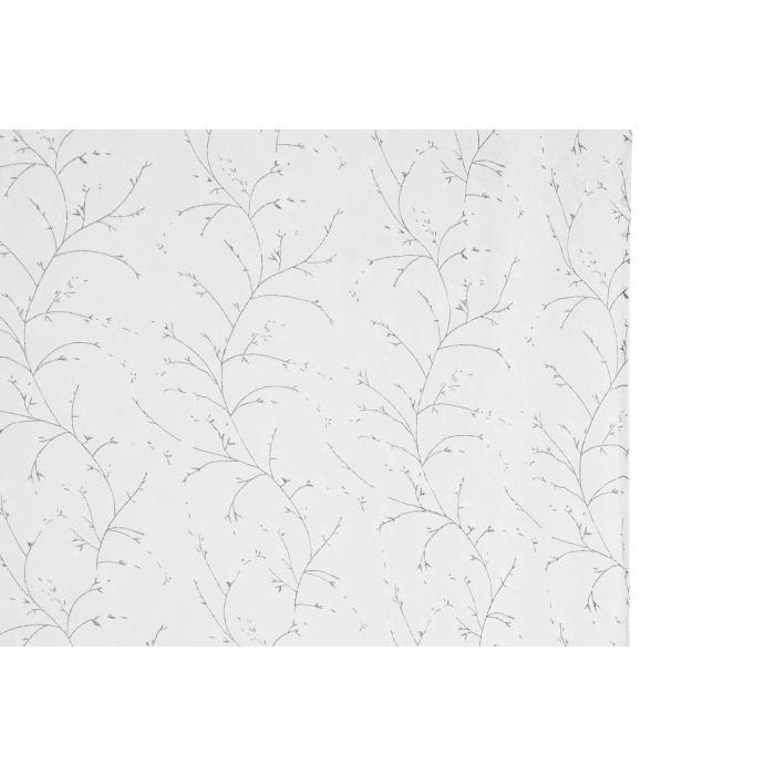 Cortina Romantico DKD Home Decor Blanco 260 x 140 cm (2 Unidades) 2