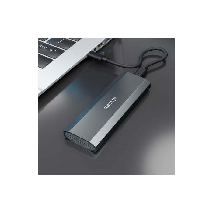 AISENS - CAJA EXTERNA M.2 (NGFF) ASM2-029GR NVMe A USB3.2 GEN2, GRIS 3 AISENS - CAJA EXTERNA M.2 (NGFF) ASM2-029GR NVMe A USB3.2 GEN2, GRIS 3