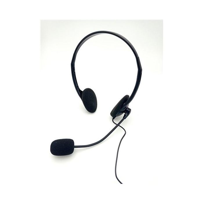 Elbe AU-660-MIC Auriculares Teletrabajo con Micrófono para Oficina y Hogar, Ligeros y Confortables, con Reducción de Ruido 1