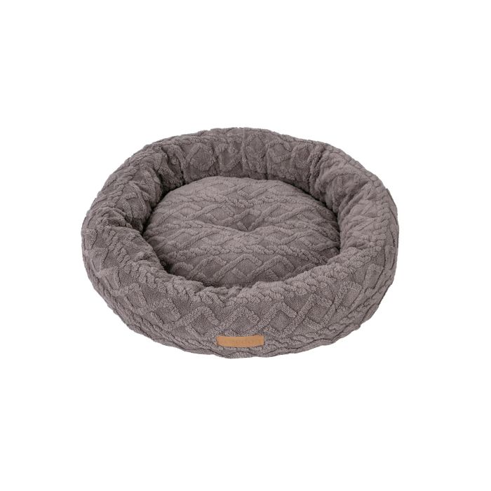 Freedog Cama Donut Artic Gris Claro 76x17 cm - Cama para Perros