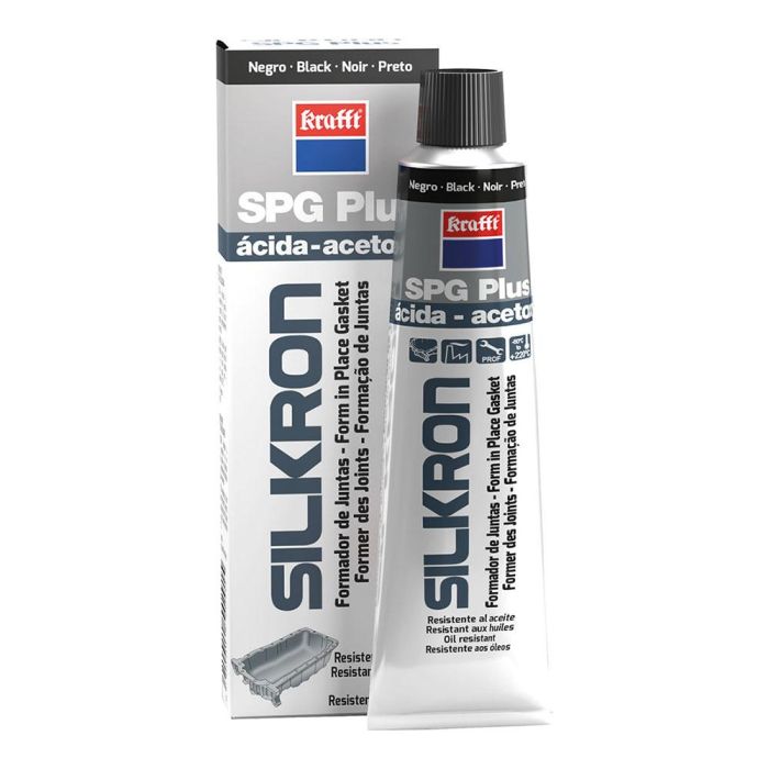 Formador de juntas silkron spg plus negro 75 ml