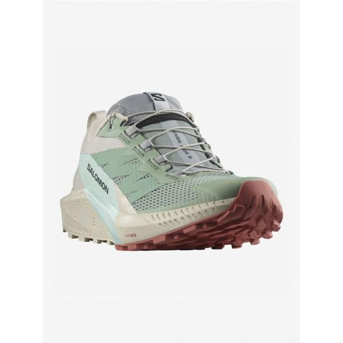 Zapatillas Deportivas Mujer Salomon Sense Ride 5 Montaña Verde Beige 38 2