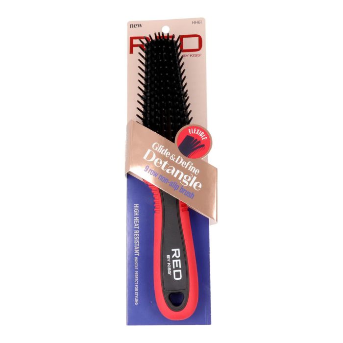 Red Kiss Ez Glide Detangling Brush Medium