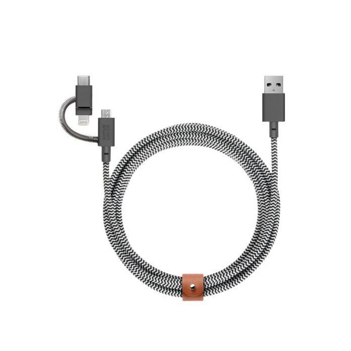 Native Union Belt Cable-Universal-Zeb-2M Native Union Belt Cable-Universal-Zeb-2M