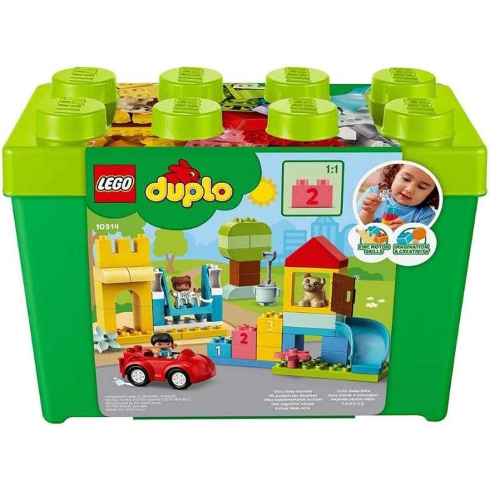 Lego Duplo Caja de Ladrillos Deluxe, Juguete de Construcción Educativo para Bebés +18 Meses, 85 Piezas