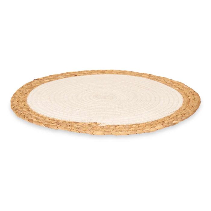 Salvamantel Esparto Espiral Tela Blanco 35Cm Kinvara (24 Unidades) 1 Salvamantel Esparto Espiral Tela Blanco 35Cm Kinvara (24 Unidades) 1