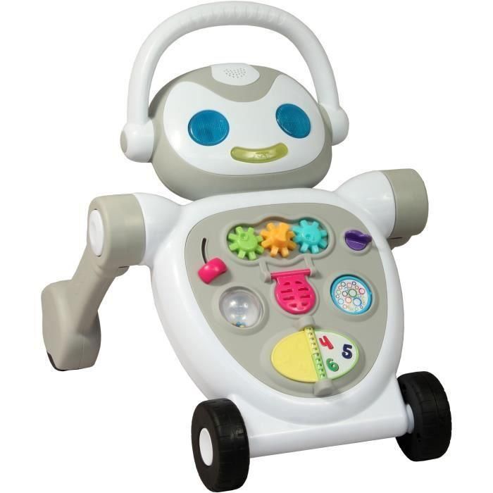 Andador para Bebé - BAMBISOL - Nono el Robot - De 10 a 36 meses - Parlante - Musical - Juegos Electrónicos Interactivos - Blanco 1 Andador para Bebé - BAMBISOL - Nono el Robot - De 10 a 36 meses - Parlante - Musical - Juegos Electrónicos Interactivos - Blanco 1