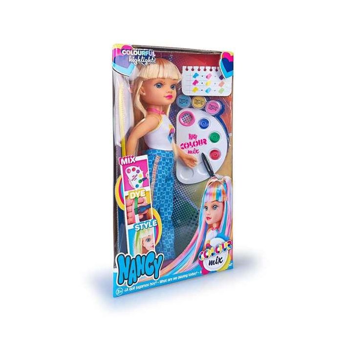 Muñeca nancy colour mix 43 cm. incluye un kit con 3 acuarelas 11 Muñeca nancy colour mix 43 cm. incluye un kit con 3 acuarelas 11