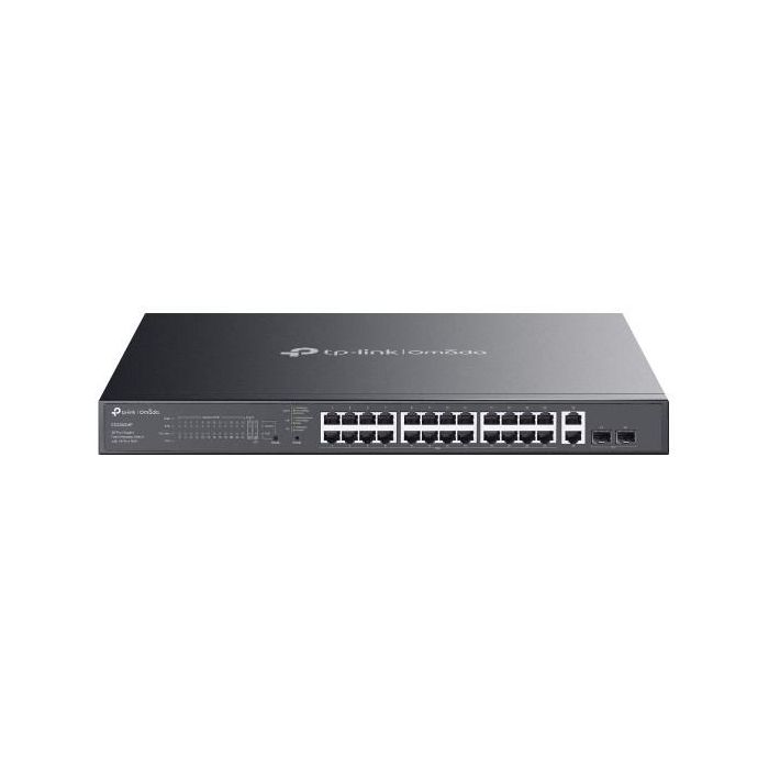 TP-LINK Omada ES228GMP Switch Gestionado Gigabit Ethernet 26 Puertos PoE Negro