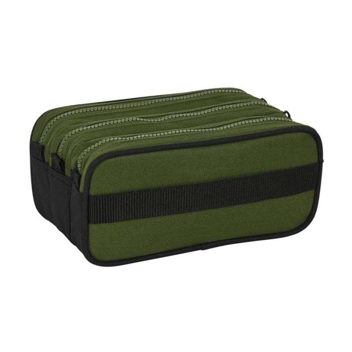 Portatodo Triple Safta Dark forest Negro Verde 21,5 x 10 x 8 cm 3 Portatodo Triple Safta Dark forest Negro Verde 21,5 x 10 x 8 cm 3
