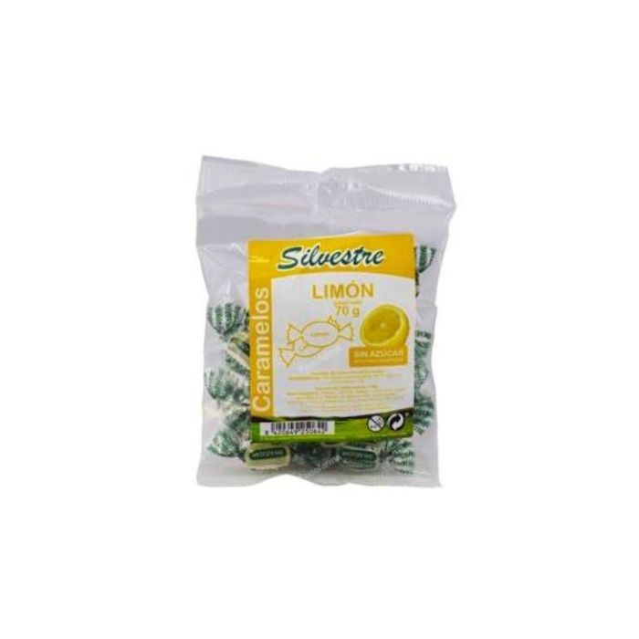 SILVESTRE Caramelos de Limón Sin Azúcar 70g - Apto Diabéticos y Sin Gluten