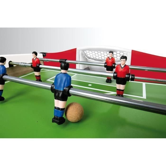 Smoby N°1 Evolution Futbolín de Iniciación Robusto con Lanzador de Bolas, Asas Ergonómicas, Contador de Puntos y 2 Bolas Incluidas 1 Smoby N°1 Evolution Futbolín de Iniciación Robusto con Lanzador de Bolas, Asas Ergonómicas, Contador de Puntos y 2 Bolas Incluidas 1