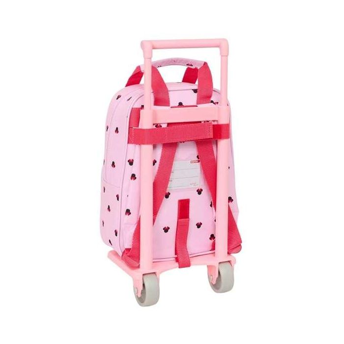 Mochila Escolar con Ruedas Minnie Mouse Naive Rosa 20 x 28 x 8 cm 1 Mochila Escolar con Ruedas Minnie Mouse Naive Rosa 20 x 28 x 8 cm 1