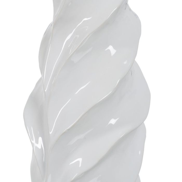 Jarrón Blanco Cerámica Decoración 16 X 15 X 44 cm