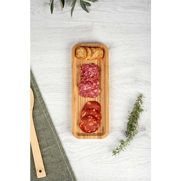 Tabla de Bambú Rectangular para Aperitivos 30x15 cm Kinvara - Marrón (12 Unidades) 4 Tabla de Bambú Rectangular para Aperitivos 30x15 cm Kinvara - Marrón (12 Unidades) 4