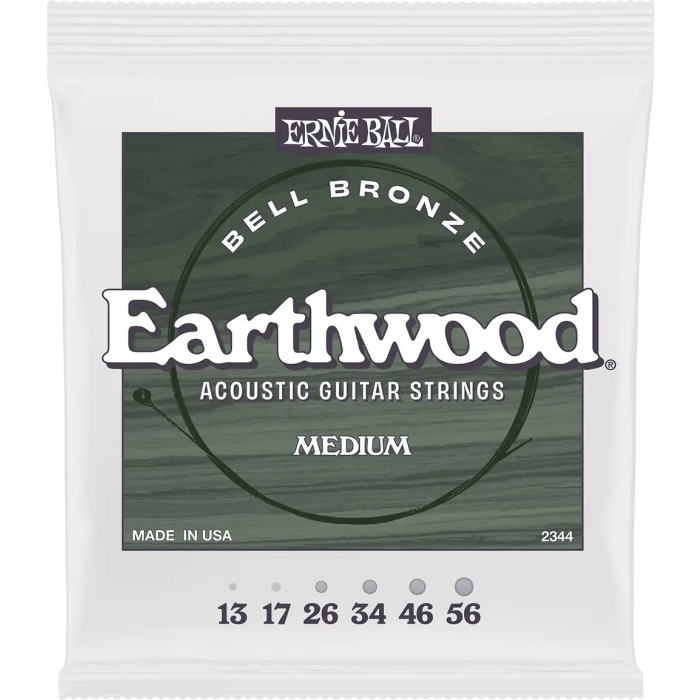 Ernie Ball Earthwood Bell Bronze Medium 13-56 Cuerdas Acústicas - Desarrolladas con John Mayer 0 Ernie Ball Earthwood Bell Bronze Medium 13-56 Cuerdas Acústicas - Desarrolladas con John Mayer 0