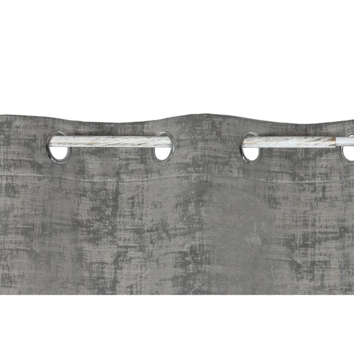 Cortina Urban DKD Home Decor Gris Claro 260 x 140 cm 4