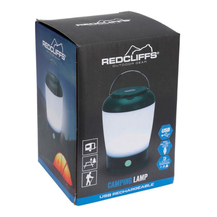 Farol led de camping, recargable, 3 modos, verde, 13 x 9 x 9 cm 1 Farol led de camping, recargable, 3 modos, verde, 13 x 9 x 9 cm 1