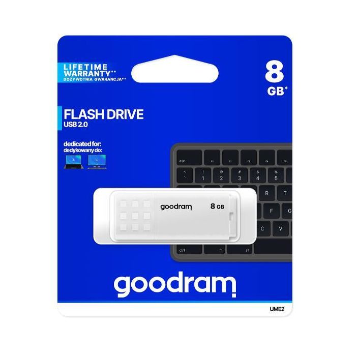 Pendrive GoodRam UME2 Blanco 8 GB 2