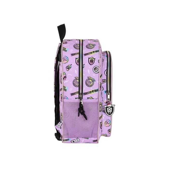 Mochila Escolar Monster High Best boos Lila 33 x 42 x 14 cm 2