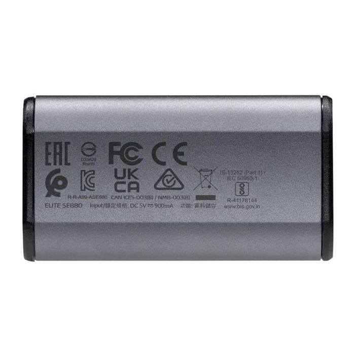 ADATA SSD Externo Elite SE880 AELI-SE880-1TCGY 1TB USB-C 3.2 Gen 2x2 - Hasta 2000MB/s, Compacto, Compatible con PS5, Xbox, Mac, Windows